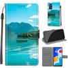 KENHONER Custodia per Xiaomi Redmi Note 11/11S, Barca | Portafoglio Pelle PU, Magnetica, Resistente Agli Urti, Scomparto Carte Credito, Pieghevole, Flip Libro, Motivo
