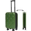 WELL HOME MOBILIARIO & DECORACIÓN Valigia da cabina da 20 ultra sottile, pieghevole da 22 a 10,5 cm di spessore/leggera e resistente ABS/4 ruote + manico telescopico/ olio