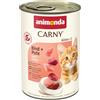 animonda Carny Kitten, cibo umido per gatti, Manzo + Pute 12 x 400 g