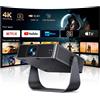 PUTRIMS Proiettore Portatile【Smart TV & 1000 Canali Live】Mini Proiettore 4K Smart TV