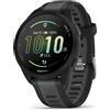 Garmin Smartwatch ( AMOLED ) FORERUNNER 165 Music Black e Slate grey 43 mm 010 02863 3