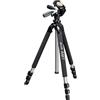 SLIK Pro 700 DX Treppiede con 700DX 3-Way, testa Pan-and-Tilt - Titanio
