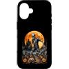 Soccer Halloween Costume Spooky Skeleton Custodia per iPhone 16 Halloween Soccer Costume Spooky Skeleton
