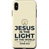 Jesus Is The Light Christian Faith Custodia per iPhone XS Max Jesus Is The Light Of The World Shirt John 8:12 Bible Verse