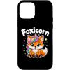 Regali per l'amante del coniglietto di c Custodia per iPhone 12 mini Foxicorn - Simpatico unicorno volpe