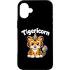 Regali per gli amanti della tigre di com Custodia per iPhone 16 Plus Tigericorn - Simpatico unicorno tigre