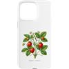 The Botany Bureau Custodia per iPhone 15 Pro Max Illustrazione della pianta di fragola Fragaria × ananassa