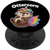 Regali per l'amante del coniglietto di c Lontra - Simpatico unicorno lontra PopSockets PopGrip Adesivo