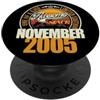 Jahrgang 2005 21 Geburtstag Awesome Grande da novembre 2005 21° compleanno frase 21 anni PopSockets PopGrip Adesivo