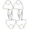 Set of 2 Accessori Per La Riparazione Del Flauto Parti Dello Strumento Legna