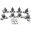 Rulli Doppi 25mm Box Doccia Ricambio Rotelle Scorrimento Porta Cabina 8 Pezzi