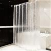 OTraki Tenda Doccia Antimuffa 200 x 200 cm Pesante, Eva Tenda per Vasca da Bagno Spessa Impermeabile Traslucido Effetto 3D con 13 Gancio in Plastica
