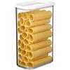 Mepal - Contenitore per Alimenti Modula - Contenitore Trasparente con Coperchio - Organizzatori da Cucina e Contenitore in Plastica - Impilabile ed Ermetico - 2000 ml - White