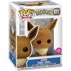Funko Pokémon - Eevee, Evoli, Evoli 577 Flocked - Funko Pop! Vinyl Figur