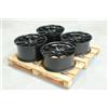 Jr Wheels Set di JR37 21x9,5 ET35 + 21x10,5 ET40 5x114,3 Nero lucido
