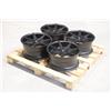Jr Wheels Set di CVR4 19x9,5 ET30 + 19x10,5 ET35 5x112 Nero lucido
