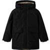 NAME IT Nkmmarlow Parka da Ragazzo Pb, Nero, Numeric_134