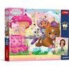Trefl - Gabby's Cat House, Gabby alla riscossa - Puzzle maxi da 24 pezzi - 24 pezzi grandi, poster esclusivo, intrattenimento creativo, per bambini dai 3 anni in su