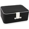XYZMDJ Small Travel Jewelry Box Organizer Display Storage Case for Ri (Vinyl LP)