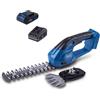 Scheppach C-HTGS200-X Tagliasiepi/Tagliaerba a batteria - Set S - 2 in 1 - Batteria 20V IXES 2Ah + Caricabatterie