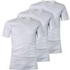 Liabel T-Shirt Uomo 100% Cotone, Art. 4428/t53 Scollo V, Pacco da 3, Bianco L