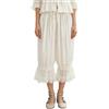 Alyweatry Donne Increspature Lungo Bloomers Elastico in Vita Pizzo Patchwork Pettipants Pantaloons Pantaloni Slip Corti Streetwear