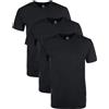 Lower East Basic T-Shirts mit V-Ausschnitt für Herren 3er I 5er I 10er Pack aus 100% Baumwolle in vielen Farben