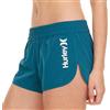 Hurley Pantaloncini da bagno da donna, 7,6 cm/12,7 cm, smeraldo, S