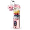 Ninja Blast BC151PK - Frullatore portatile, senza fili, recipiente da 510 ml, frullatore personale per frullati e frullati, senza BPA, coperchio a tenuta stagna e beccuccio sorso, ricaricabile USB-C