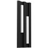 EGLO Applique LED moderno da esterno Fandina nero IP54, luce bianco caldo 1000 lumen, EGLO