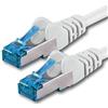 1CONN 1 cavo di rete CAT-6a da 10,0 m RJ-45 maschio SFTP 10 GB/s - 1 pezzo bianco