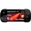 AYANEO KONKR Pocket FIT 12GB 256GB Android Gaming Handheld Snapdragon G3 Gen3 Nero