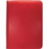 Ultra Pro Album 9 Tasche con Zip - Pro Binder - Red - Ultra Pro
