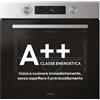 Candy Moderna CA6 N3B1HTX 78 L Nero, Acciaio inox