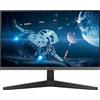 Samsung LS24C332GAUXEN Monitor S3 S33GC 24 con pannello IPS, frequenza di aggiornamento 100Hz, AMD FreeSync, modalità gioco, Eye Saver & Less Screen Flickering, nero