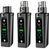 Trasmettitore/Ricevitore Wireless XLR per Micro Dinamica,Portata 60M | <2 Ms Lat