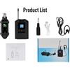 Microfono 16 UHF Lavalier per studio live streaming e podcasting