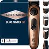Rasoio Elettrico Barba Pro, Regolabarba Uomo, Selettore Di Precisione, Cura Barb