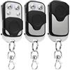 AllgoodRc 3 Pezzi Telecomando Cancello da Garage 433 MHz, Copia Telecomando Garage Wireless a 4 Pulsanti, Duplicatore Porta del Garage Telecomando Porta Chiavi, Clonazione per Porta Elettrica
