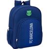 safta Zaino Scuola F.C. Barcelona Blu Marino 32 x 38 x 12 cm