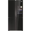 Haier Frigorifero Americano Side by Side 586 Litri Classe F Total No Frost colore Nero Cube 90 Serie 9 - HCW9919FSGB