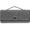 GUESS borsa a tracolla borsa da sera Tasmin Mini Top Handle Clutch Black argentato