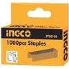 INGCO Punti metallici, 1,2 x 12 mm, 1000 pezzi