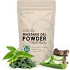 EROTICGEL Polvere Gel Massaggio Nuru Giapponese Sakura 500g, Aloe e Alghe, 50L