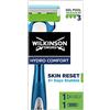 Wilkinson Sword Hydro Comfort Skin Reset - Confezione con 1 rasoio + 1 lama con pettine integrato - Rasoio ottimo per radere barba di 3-7 giorni
