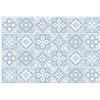 WALPLUS Triana Blue Cemente Spanish Tile Sticker Set - 15 x 15 cm (6 x 6 in) - 24 pezzi, Arte fai da te, decorazioni per la casa, decalcomanie, decorazione cucina, idee bagno