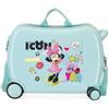 Disney Minnie Happy Helpers Valigia per bambini Azzurro 50x38x20 cms Rigida ABS Chiusura a combinazione numerica 34L 2,3Kgs 4 Ruote Bagaglio a mano