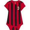A.C. Milan - Body mezza manica, Body da Neonato, Prodotto Ufficiale, Taglia 6 Mesi
