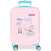 Enso Magic Unicorn - Valigia da cabina rosa, 33 x 50 x 20 cm, rigida 2 kg, chiusura a combinazione laterale, in ABS, 2 kg, 33 l, bagaglio a mano, Rosa, Taglia unica, Valigia cabina