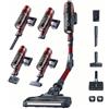 Rowenta X-Pert 6.60 Animal Care, Aspirapolvere Senza Fili Potente, Scopa Elettrica con Design Flex Autoportante, Spazzola per Peli di Animali, Luci LED, Display, Autonomia Fino a 45 Min, 100 W, RH6471